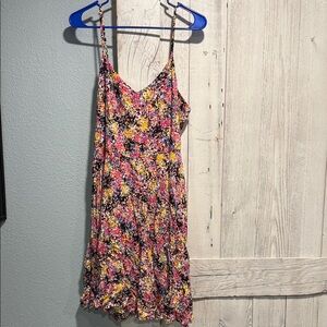 GAP Multicolor Floral Spaghetti Strap Dress